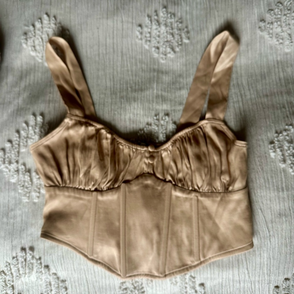 Satin Corset Top